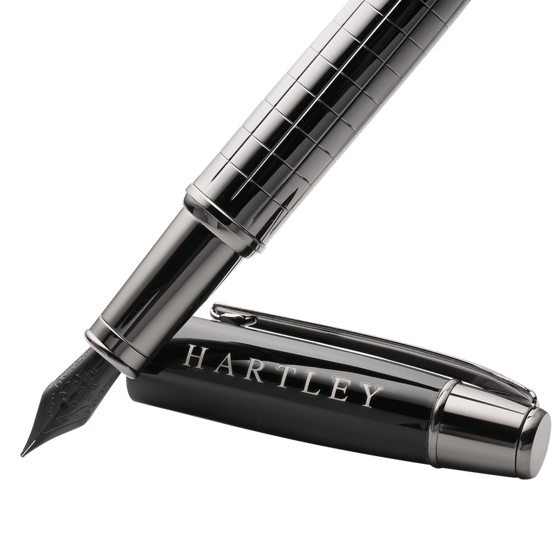 Hartley Black Executive Fountain Pen Close Up