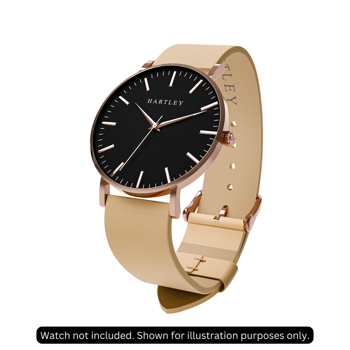 Beige Leather Strap Example Image 1