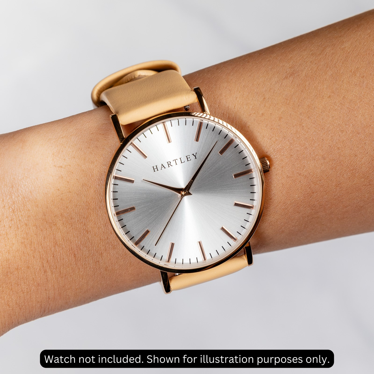 Beige Leather Strap Example Image 2
