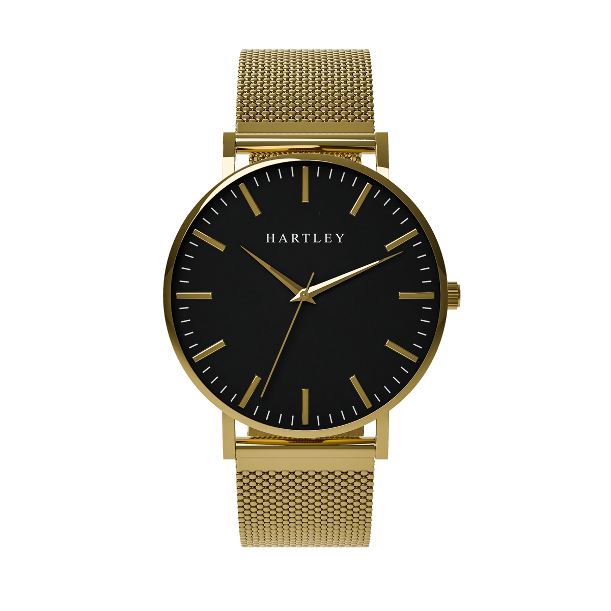 HERITAGE GOLD WITH GOLD MESH FRONT VIEW