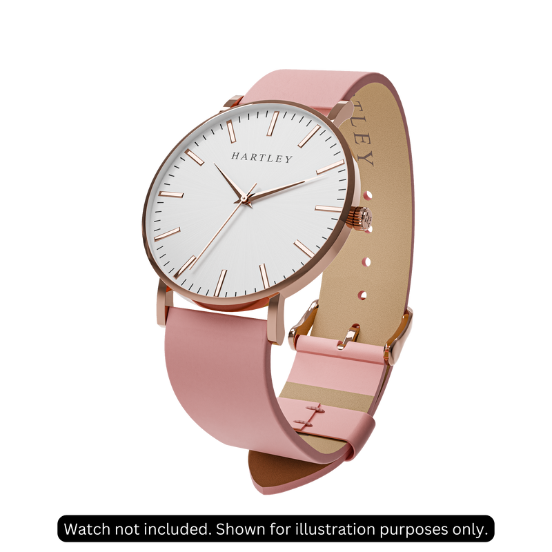 Pink Leather Strap Example Image 1